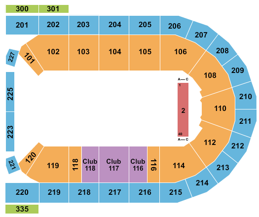 Mohegan Sun Arena at Casey Plaza Marvel Seating Chart