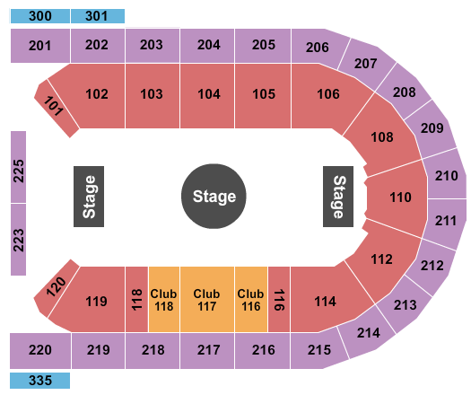 Mohegan Sun Arena at Casey Plaza Ringling Bros Seating Chart