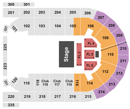 Mohegan Sun Arena at Casey Plaza Sesame Street Seating Chart
