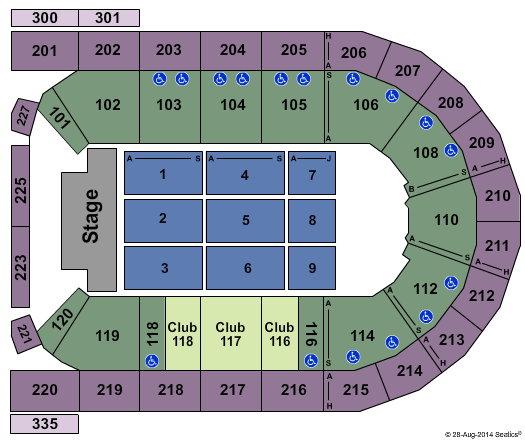 Mohegan Sun Arena at Casey Plaza Theresa Caputo Seating Chart