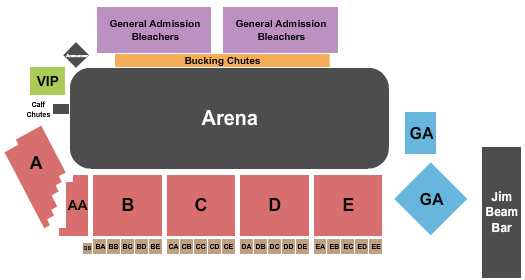 Molalla Rodeo Arena Rodeo Seating Chart