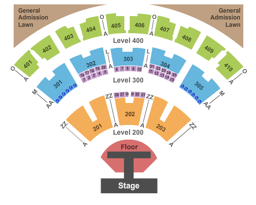 Budweiser Stage - Toronto Kenny Chesney Seating Chart