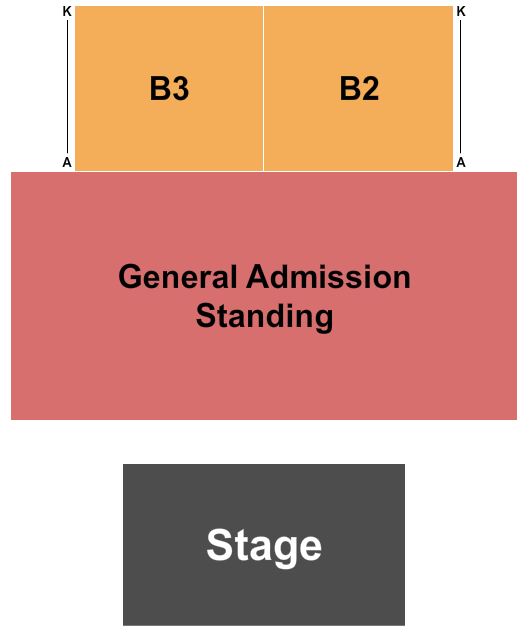 Molson Canadian Centre at Casino New Brunswick GA/B2/B3 Seating Chart