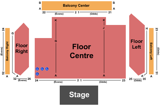 Molson Canadian Studio at Hamilton Place End Stage Seating Chart