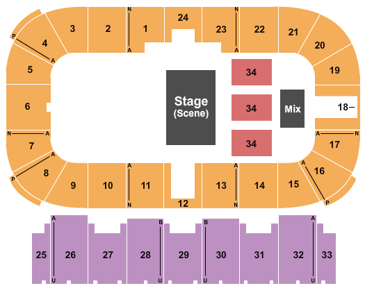Moncton Coliseum Half House Seating Chart