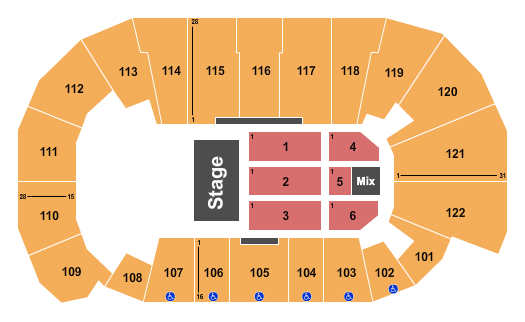 Avenir Centre Chicago - The Band Seating Chart