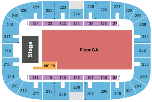 Monroe Civic Center Arena Cody Johnson Seating Chart