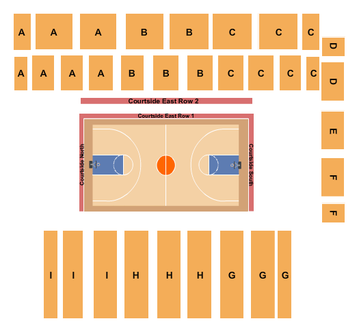 Pacific Steel & Recycling Four Seasons Arena Basketball Seating Chart