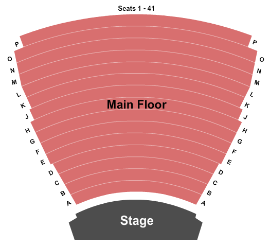 Montana Theatre at University Of Montana End Stage Seating Chart