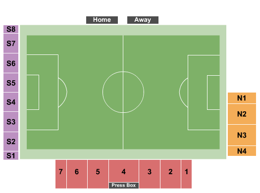 Montclair State University Soccer Seating Chart
