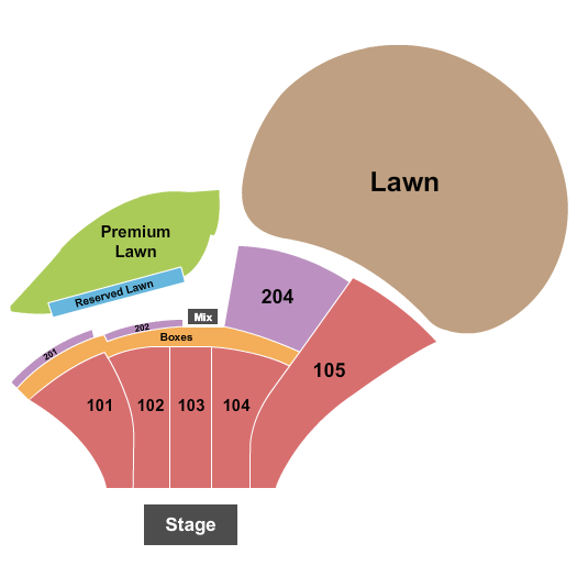 Dijon - Artist Moody Amphitheater Seating Chart