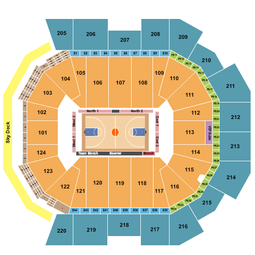 Moody Center ATX Basketball - Globetrotters Seating Chart