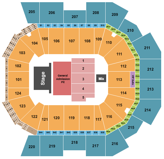 seating chart for Moody Center ATX - Bruce Springsteen - eventticketscenter.com