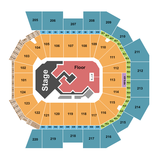 Moody Center ATX CMT Music Awards Seating Chart