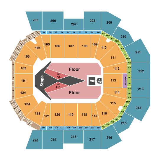 seating chart for Moody Center ATX - Carrie Underwood - eventticketscenter.com