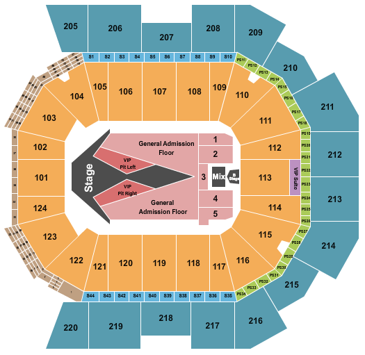 Moody Center ATX Carrie Underwood Seating Chart
