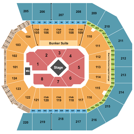 George Strait Moody Center ATX Seating Chart