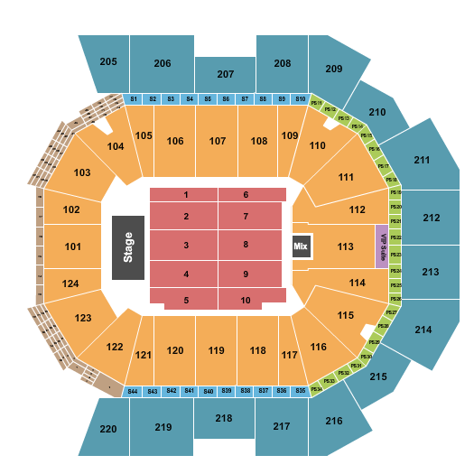 Moody Center ATX seating chart event tickets center