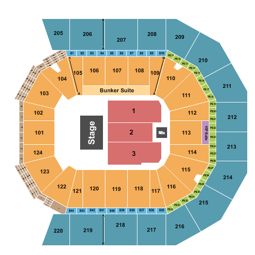 Moody Center ATX Endstage 8 Seating Chart