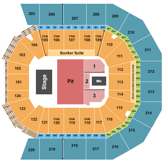 Moody Center ATX Seating Chart