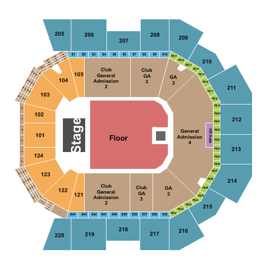 Moody Center ATX Excision Seating Chart
