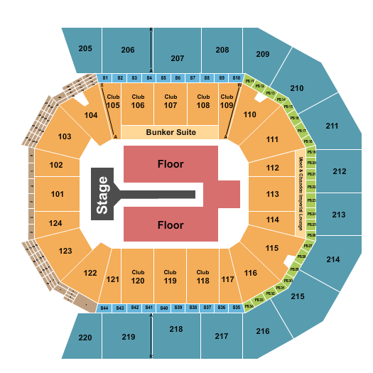 Moody Center ATX Florence and The Machine Seating Chart