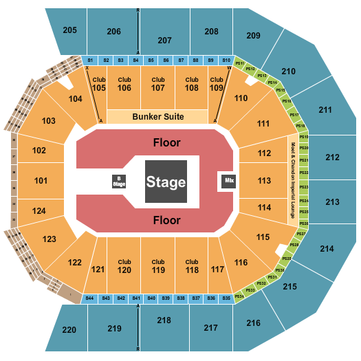 Moody Center ATX Forrest Frank Seating Chart