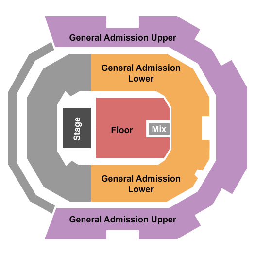Moody Center ATX GA by Level Seating Chart