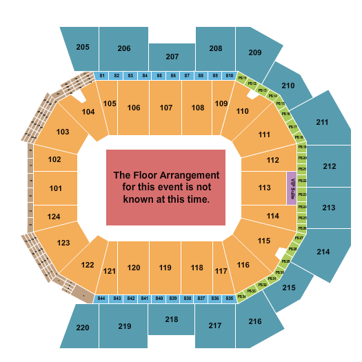 seating chart for Moody Center ATX - Generic Floor - eventticketscenter.com