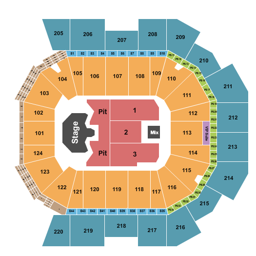 Moody Center ATX Ghost Seating Chart