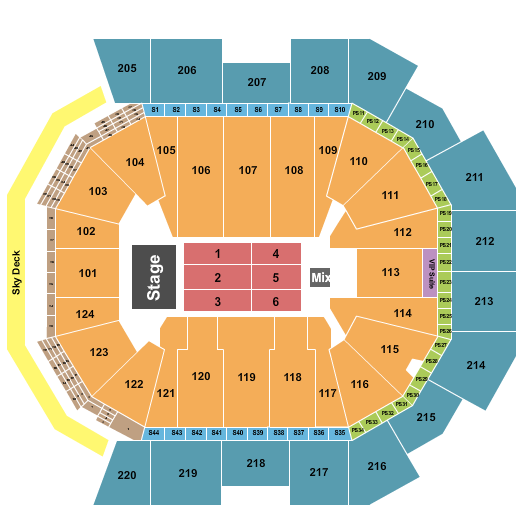 seating chart for Moody Center ATX - Jeff Dunham - eventticketscenter.com