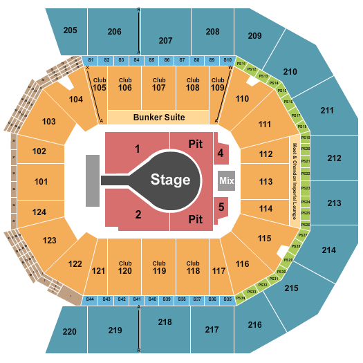 Kacey Musgraves Moody Center ATX Seating Chart