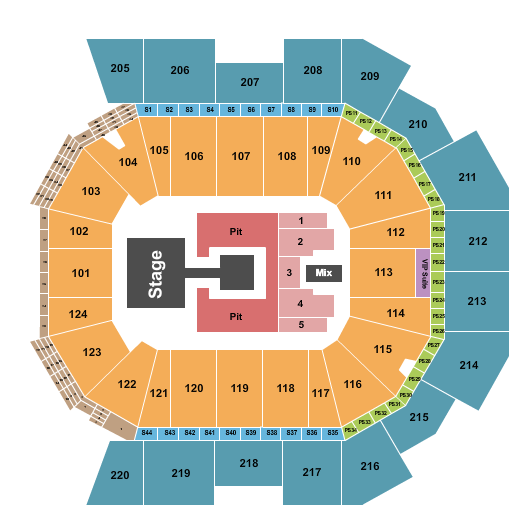 seating chart for Moody Center ATX - Lizzo - eventticketscenter.com