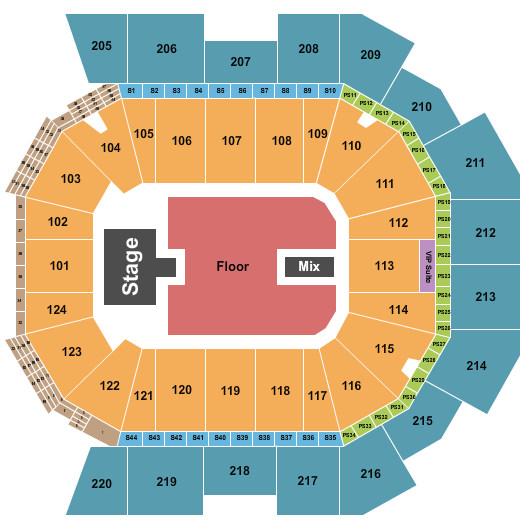 Moody Center ATX NF Seating Chart