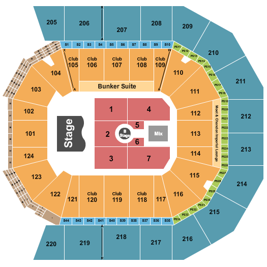 Olivia Dean Moody Center ATX Seating Chart
