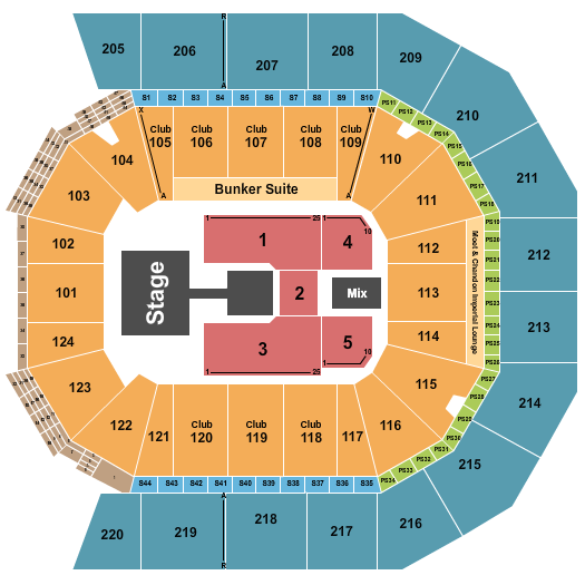 Moody Center ATX Peso Pluma Seating Chart