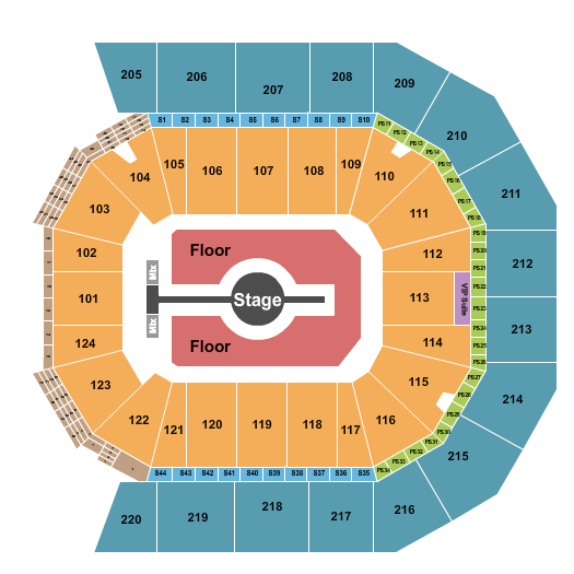 Moody Center ATX Rod Wave Seating Chart