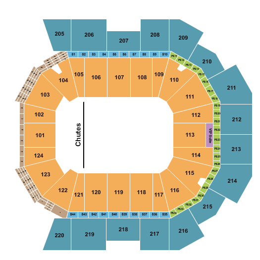 Moody Center ATX Rodeo Seating Chart