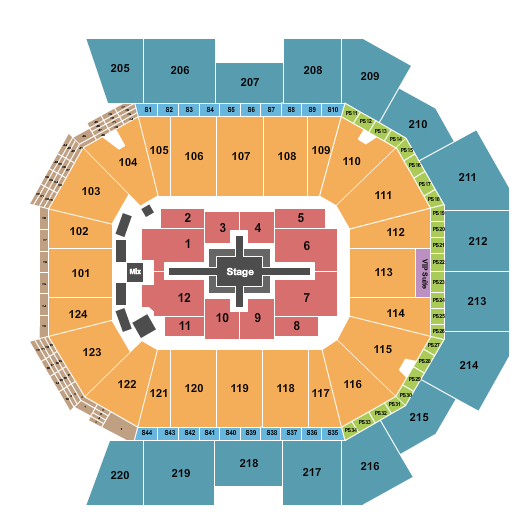 seating chart for Moody Center ATX - Roger Waters - eventticketscenter.com