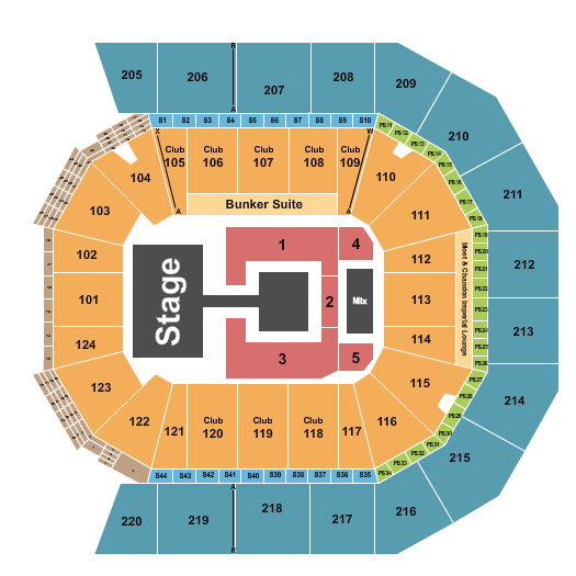 Moody Center ATX Seventeen Seating Chart