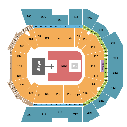 Moody Center ATX Suicideboys Seating Chart
