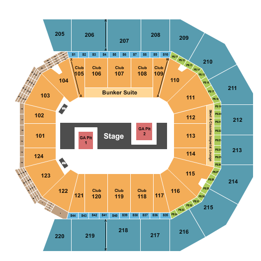 TWICE Moody Center ATX Seating Chart