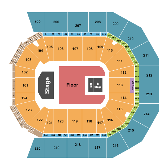 Tyler the Creator Moody Center ATX Seating Chart