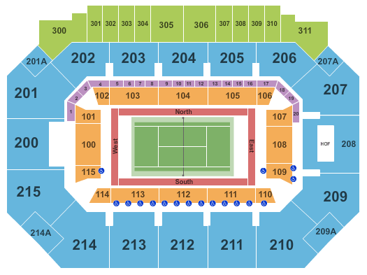 Moody Coliseum Tennis Seating Chart