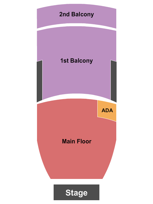 Moore Theatre - WA GA Floor GA Balc 2 Seating Chart