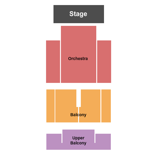 Moose Jaw Cultural Center Seating Map