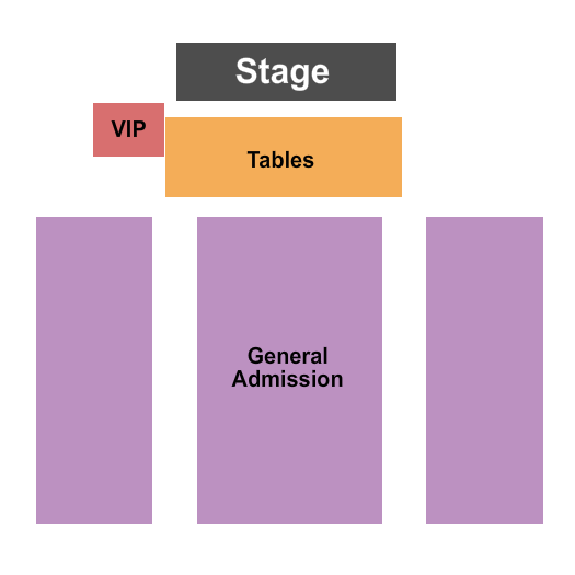 Morris Performing Arts Center - Palais Stage Endstage Tables Seating Chart