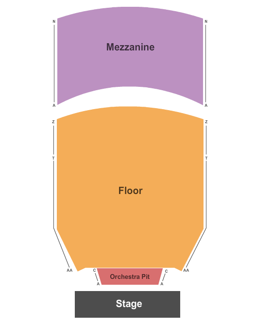 seating chart for Morrison Center For The Performing Arts - End Stage - eventticketscenter.com