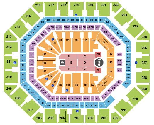 Mortgage Matchup Center Zayn Seating Chart