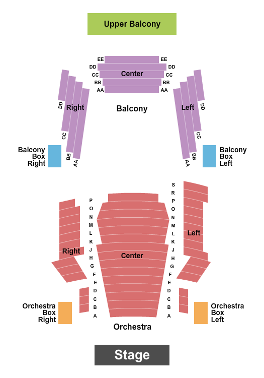 Morton Theatre End Stage Seating Chart